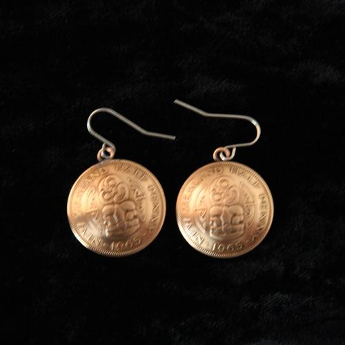 Large image of Jewellery piece halfpenny earrings 