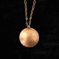 An image for jewellery piece penny pendant 